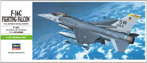 Modelismo Avion Americano Usaf F-16 Falcon 1/72 Hasegawa  