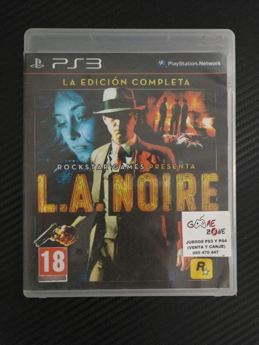 L A Noire Juego Ps3 Gamezone Mercadopago