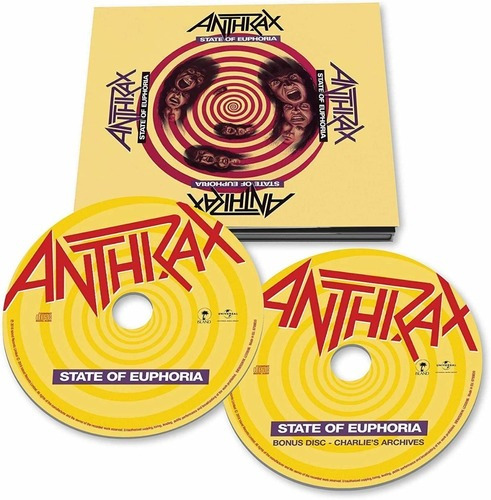 Anthrax State Of Euphoria 2cds 30th Anniversary Edition