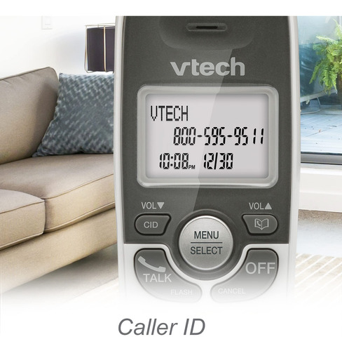 Telefone Sem Fio Vtech Vg104 Dect 6.0 Com Secretária Eletrôn
