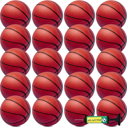 40pcs 6  Mini Bolas De Baloncesto Inflables Conjuntos De Bal