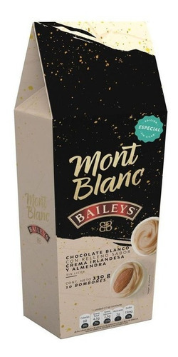 Bombones Chocolate Almendra Montblanc Crema Baileys × 130g