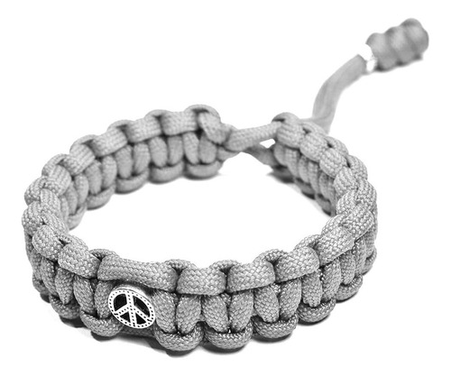 Pulsera Nautica Paracord Militar Supervivencia Simbolo Paz