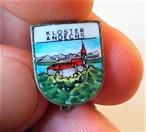 Pin Esmaltado Alemania Antiguo Kloster Andechs Porcelana 