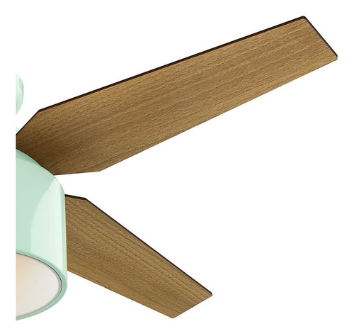 Ventilador Techo Cranbrook 52 Pulgadas Menta Cuatro Aspas 1.321 M 60 Menta Nogal Medio Siglo / Roble Rubio Mdf 4
