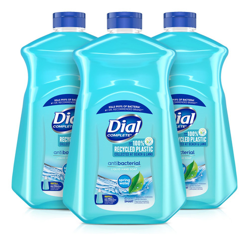 Dial Complete - Recambio De Jabon Liquido Antibacteriano Par