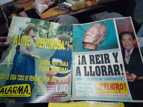 Revista 2 Alarma Y Peligro La Muerte De Cantinflas 