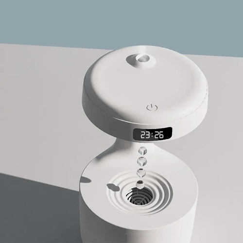 Humidificador Antigravedad Gota De Agua Mas Reloj