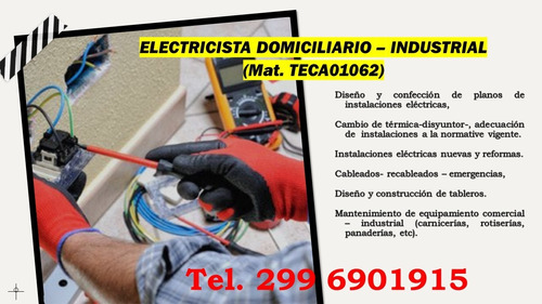 Imagen 1 de 1 de Electricista Matriculado  - Informes  - Equipos Comerciales