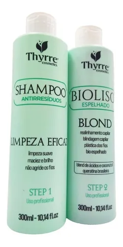 comprar Kit Progressiva Liso Espelhado Bioliso 300ml Thyrre