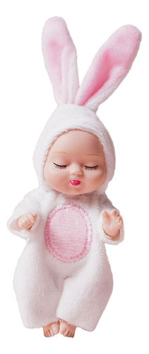 Cute Cartoon Sleeping Baby Doll Doll Llavero Accesorios