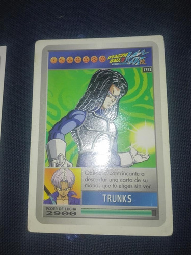 Trunks 1351-carta Brillante Dragon Ball Kai