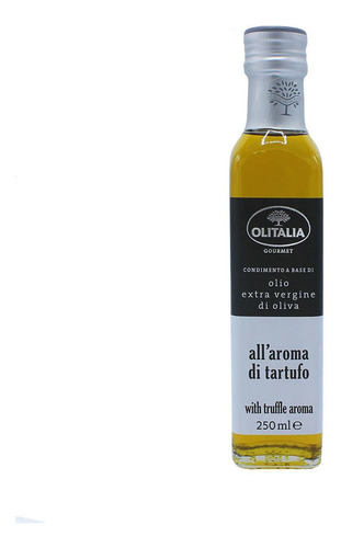 Azeite de Oliva Extra Virgem Trufa Italiano Olitalia Vidro 250ml