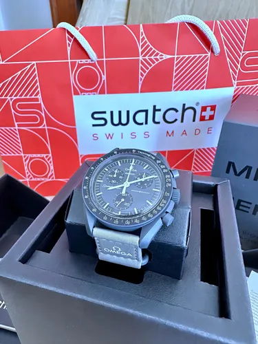 Relógio de pulso Omega x Swatch Bioceramic MoonSwatch Relógio de pulso Omega x Swatch Bioceramic MoonSwatch