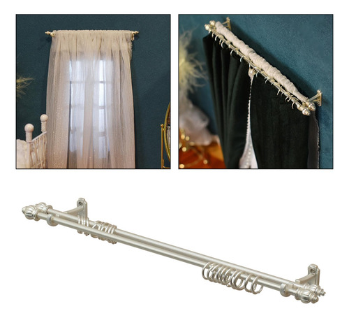 Barras Pequeñas Para Cortinas Con Forma De Casa De Muñecas,