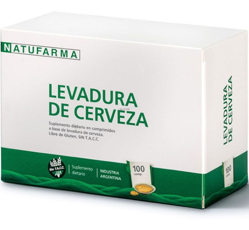Suplemento En Comprimidos Natufarma Levadura De Cerveza En Caja
