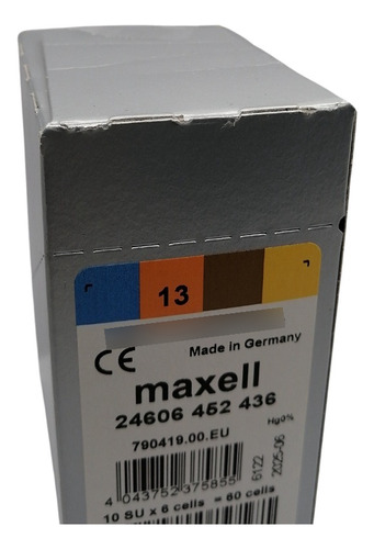 Pilas Audífono P13 Maxell Caja De 60 Pilas