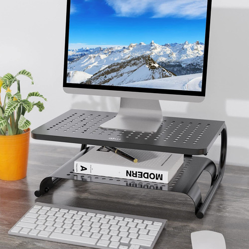 Soporte De 2 Niveles Para Elevar El Monitor