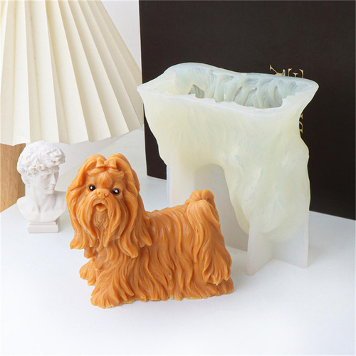 Perro Resina Moldes Silicona Molde De Silicona Shih Tzu T