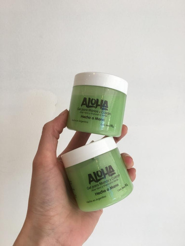 Imagen 1 de 3 de Gel Para Manos Y Pies Aloha 90g