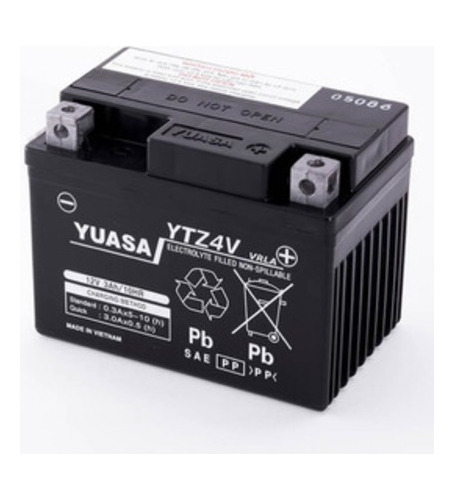 Bateria Ytx4l-bs (ytz4s) (11/7/8) Yuasa/in Moto Avenida