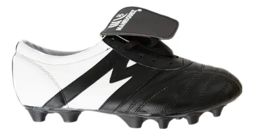 Tacos Futbol Soccer Manr quez Eclipse Negro Blanco 100 Piel