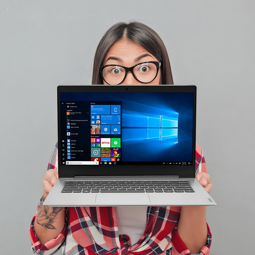Notebook IdeaPad Slim 1 14" platinum gray 4GB de Ram - 64GB SSD - AMD A6-Series - Aceptable (Reacondicionado)