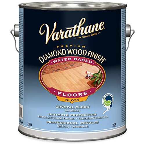 Varathane Diamond Floor Finish Gloss, 1 Galón De Agua