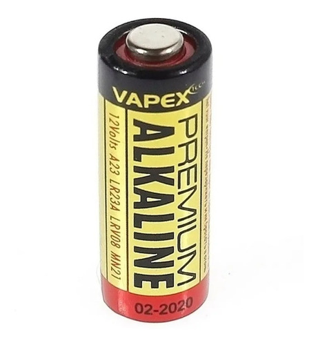 Pila Bateria Alcalina A23 12 Volts Blister X5 Vapex Control