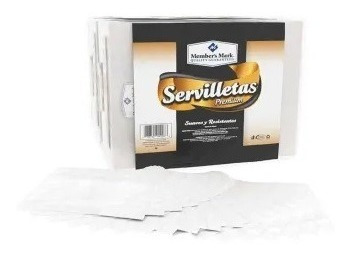 Servilletas Member's Mark Premium 4 Paquetes Con 100 Pzas