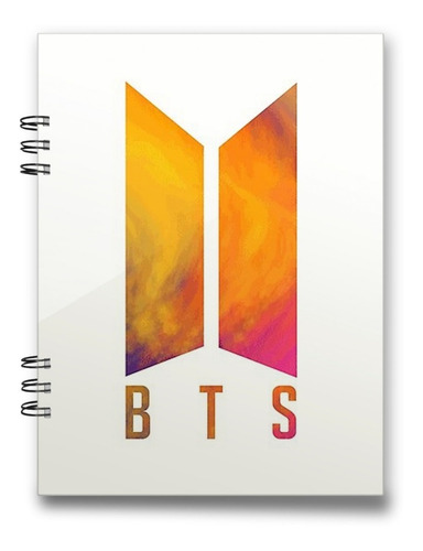 Cuaderno Bts Banda K-pop 15x20 Cms 100 Hojas Tapa Dura