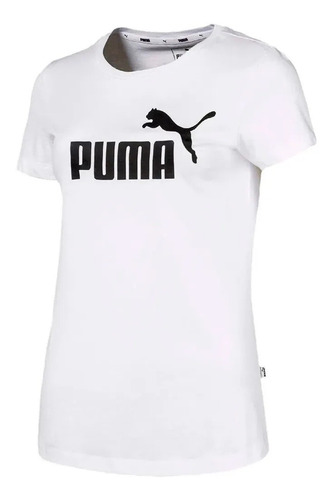 Remera Puma Ess Logo Tee Blanco-851787/02