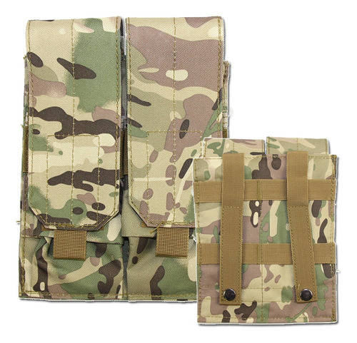 Bolsas Tácticas Militares Molle Triples Para Revistas Dobles