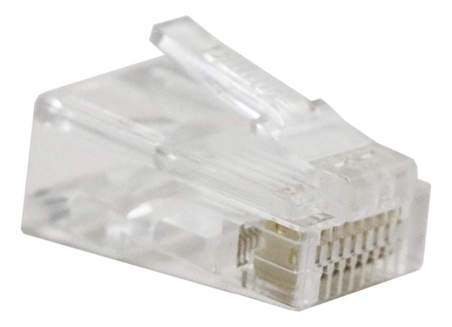 Conector Plug Rj45 Cat 6 Satra X 100 Und Mihaba