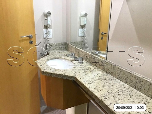 Imagem 6 de 15 de Flat Transamérica No Itaim Bibi Para Morar Ou Investir - Sf35660