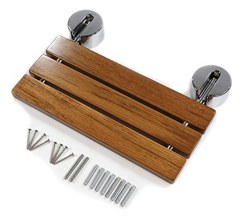 Banco De Assento De Banho Clevr Teak Wood Modern Folding 20c