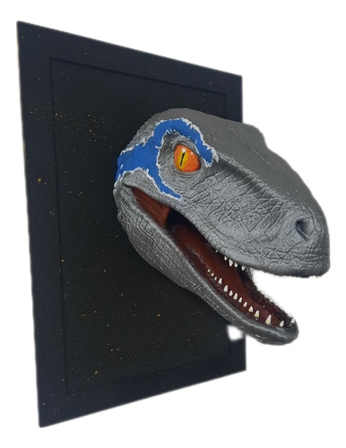 Velociraptor Blue Cabeza