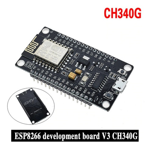 Imagen 3 de 3 de Módulo Nodemcu V3 Lolin Wireless 4mb Esp8266 Esp-12e