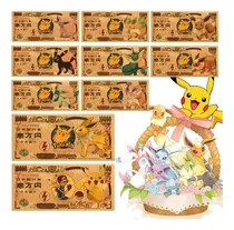 Comprar Anime Pokemon 10 Billetes Dorados Dorados Gamer Coleccion