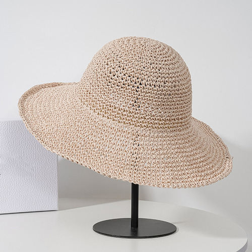 Sombrero De Paja De Moda De Verano For Mujer, Sombrero De P