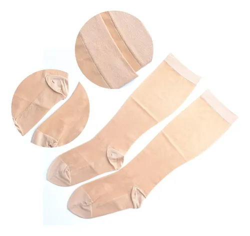 Calcetines De Compresin Pura 15-20 Mmhg Medias De Apoyo Mang