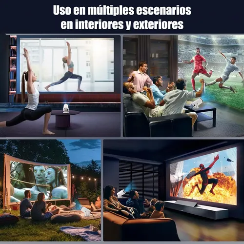 Proyector Mini Genérica Smart Tv Proyector Android Wifi 9000