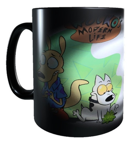 Taza Mágica La Vida Moderna De Rocko, Tazon Cambia Color