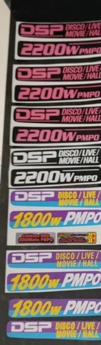 Adesivos Para Som Aiwa Nsx-999 E 999mk2 ( Leia Descrição) (Usado)