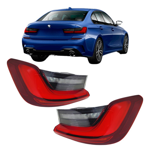 Par Lanterna Bmw 320i 330i 2019 20 21 22 23 24 2025 G20 Led