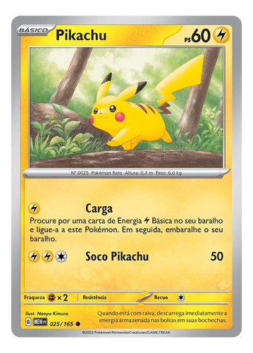 Kit Carta Pokémon Raichu Pikachu Escarlate E Violeta 151 Kit Carta Pokémon Raichu Pikachu Escarlate E Violeta 151 Português