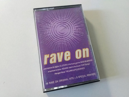 Rave On Cassette Nacional Excelente 1992 House Techno