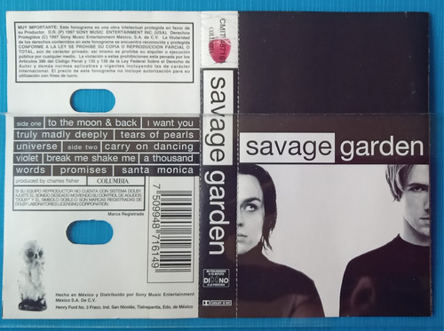 Savage Garden [álbum, Cassette]