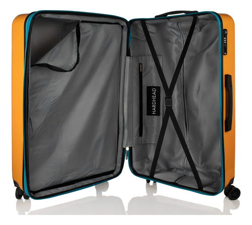 Maleta Hardhead Set4719 49cm De Ancho X 71cm De Alto X 32cm De Profundidad Color Naranja