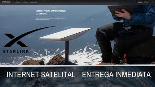 Kit Starlink Antena Satelital